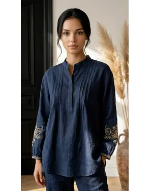 Garde-robe - Blouse - Marine