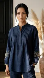 Garde-robe - Blouse - Marine