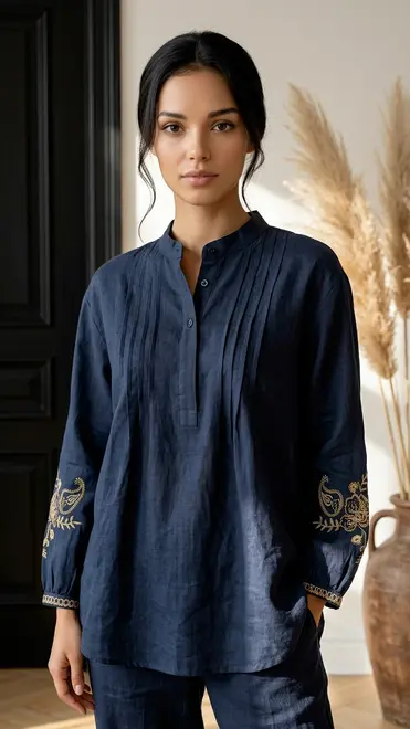 Garde-robe - Blouse - Marine