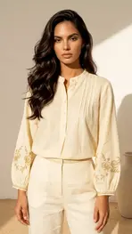 Garde-robe - Blouse - Beige