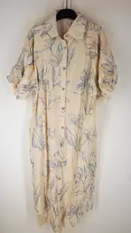 Garde-robe - Lang kleed - Blauw-beige