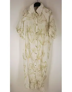 Garde-robe - Lang kleed - Beige-groen