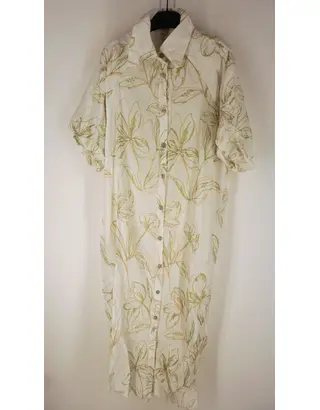 Garde-robe - Lang kleed - Beige-groen