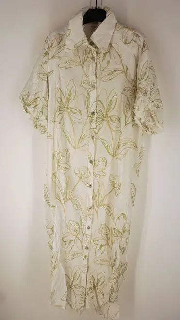 Garde-robe - Lang kleed - Beige-groen