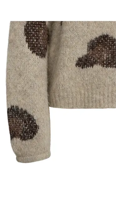 Free/quent - Pull - Beige-bruin