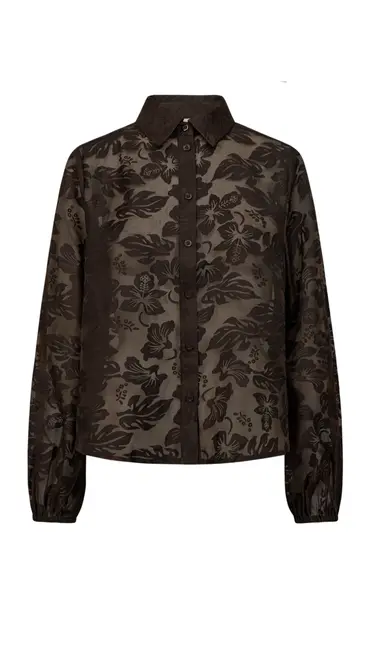 Free/quent - Blouse - Donker bruin