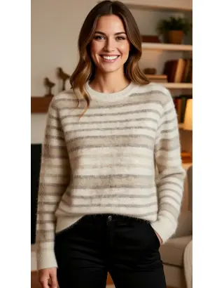 Free/quent - Pull - Beige