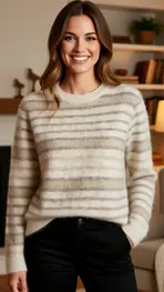 Free/quent - Pull - Beige