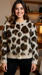Free/quent - Gilet - Beige-bruin