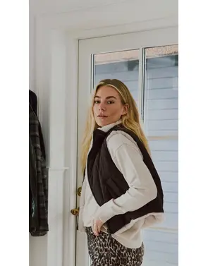 Free/quent - body warmer - Bruin