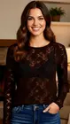 Free/quent - Top - Donker bruin