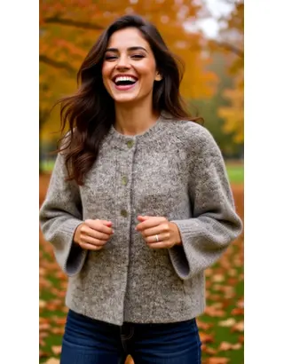 Free/quent - Gilet - Beige