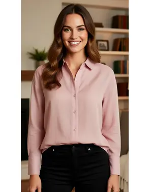 Free/quent - Blouse - Roze
