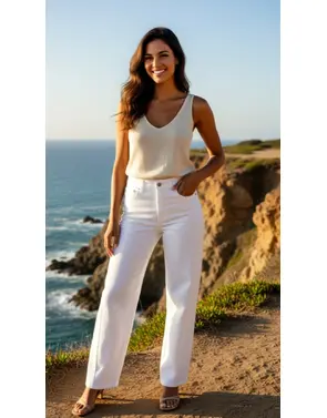 Garde-robe - Lange Broek - Ecru