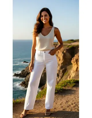 Garde-robe - Lange Broek - Ecru