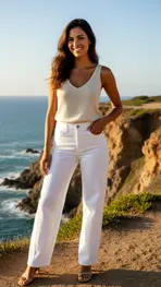 Garde-robe - Lange Broek - Ecru