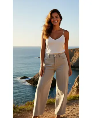 Garde-robe - Lange Broek - Beige