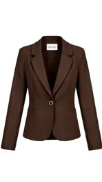Amelie &amp; Amelie - Blazer - Donker bruin