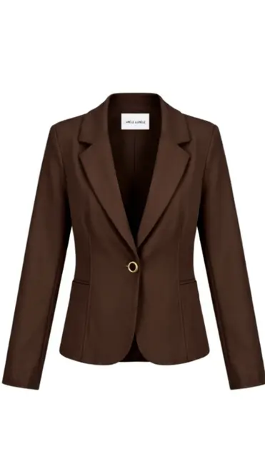 Amelie &amp; Amelie - Blazer - Donker bruin