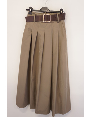 Garde-robe - Lange Rok - Taupe