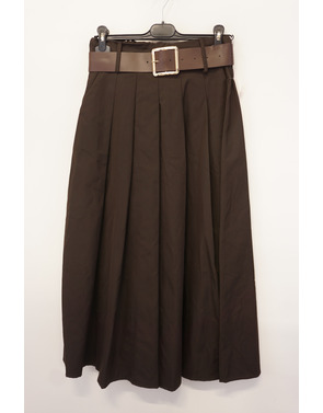 Garde-robe - Lange Rok - Donker bruin