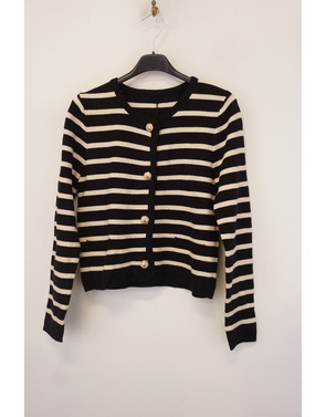 Garde-robe - Gilet - Zwart-wit