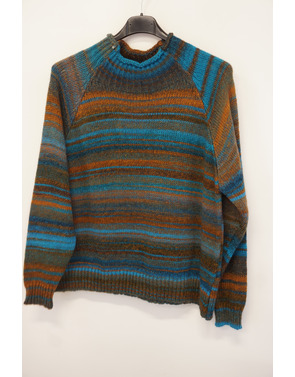 Garde-robe - Pull - Blauw-bruin