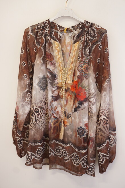Garde-robe - Tuniek - Beige-bruin