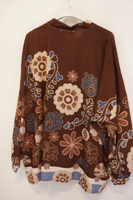 Garde-robe - Blouse - Blauw-bruin