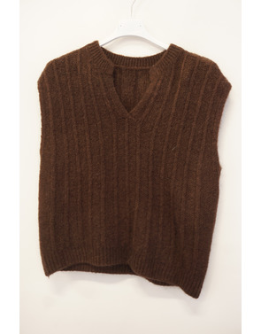 Garde-robe - Debardeur - Donker bruin