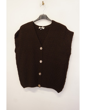 Garde-robe - Gilet - Donker bruin