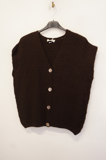 Garde-robe - Gilet - Donker bruin