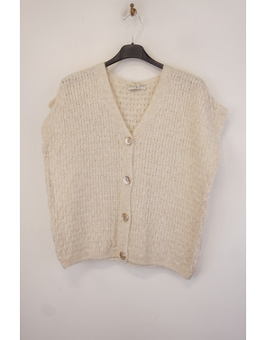 Garde-robe - Gilet - Ecru