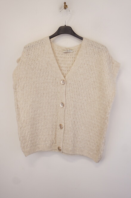 Garde-robe - Gilet - Ecru