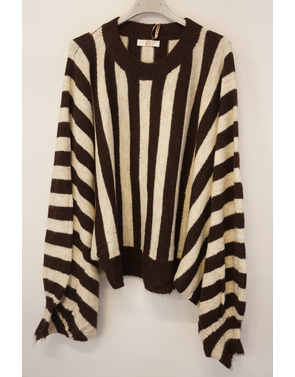 Garde-robe - Pull - Bruin-ecru