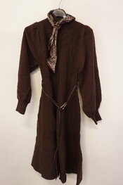 Garde-robe - Lang kleed - Donker bruin