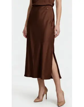 Amelie & Amelie - Lange Rok - Bruin