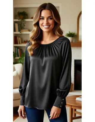 Amelie &amp; Amelie - Blouse - Zwart