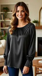 Amelie &amp; Amelie - Blouse - Zwart
