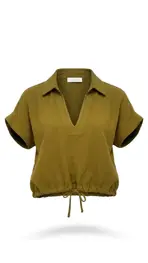 Amelie &amp; Amelie - Blouse - Groen