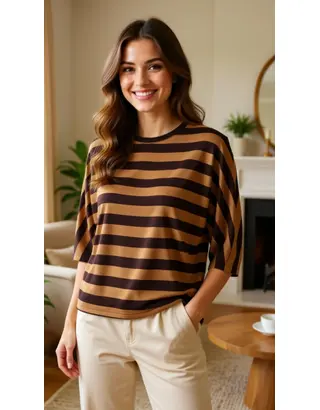 Amelie & Amelie - T-shirt - Camel
