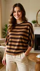 Amelie & Amelie - T-shirt - Camel
