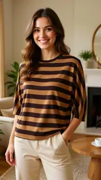 Amelie &amp; Amelie - T-shirt - Camel
