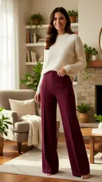 Amelie &amp; Amelie - Lange Broek - Bordeaux