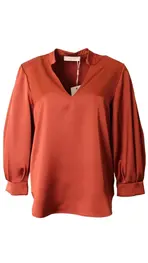 Amelie &amp; Amelie - Blouse - Donker oranje