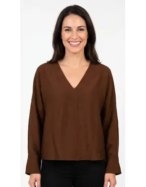 Amelie &amp; Amelie - Blouse - Bruin
