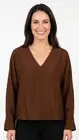 Amelie & Amelie - Blouse - Bruin