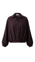 Amelie &amp; Amelie - Blouse - Donker bruin