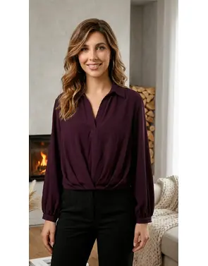 Amelie & Amelie - Blouse - Bordeaux