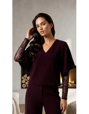 Amelie &amp; Amelie - Blouse - Bordeaux